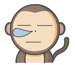 Monmo Monkey sticker #10925676
