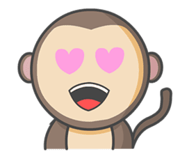 Monmo Monkey sticker #10925677