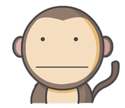 Monmo Monkey sticker #10925678