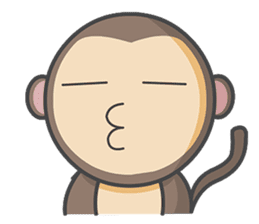 Monmo Monkey sticker #10925680