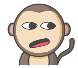 Monmo Monkey sticker #10925681