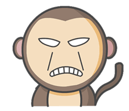 Monmo Monkey sticker #10925682