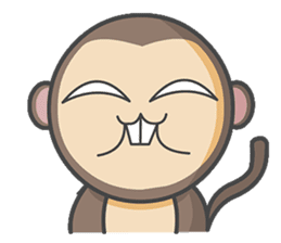 Monmo Monkey sticker #10925687