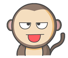 Monmo Monkey sticker #10925694