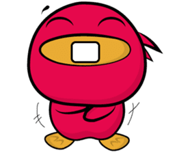 Red beans duck sticker #10926503