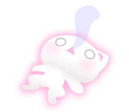 White kitty! sticker #10927647