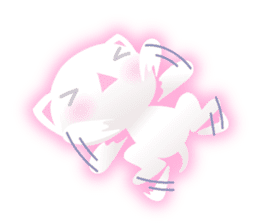 White kitty! sticker #10927649