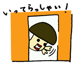 Birds mushrooms 2 sticker #10927760