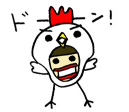 Birds mushrooms 2 sticker #10927761