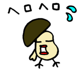 Birds mushrooms 2 sticker #10927771