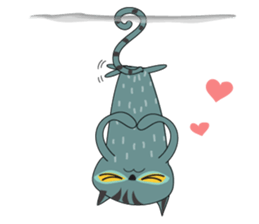 Funny Old Cat sticker #10927999