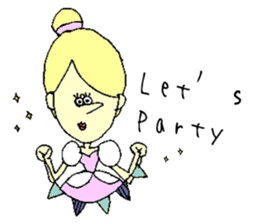 Cinderella & cafe sticker #10928680