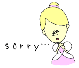 Cinderella & cafe sticker #10928685