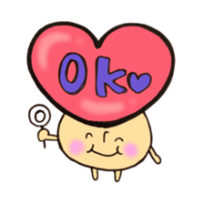 Heart mushroom sticker #10929155