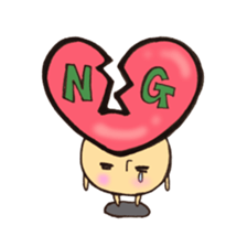 Heart mushroom sticker #10929157