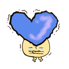 Heart mushroom sticker #10929173