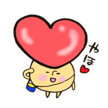 Heart mushroom sticker #10929185