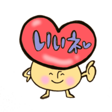 Heart mushroom sticker #10929201