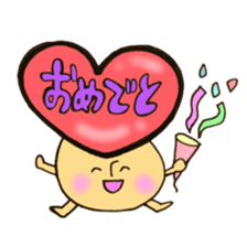 Heart mushroom sticker #10929210