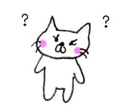 the strange cat2 sticker #10929240