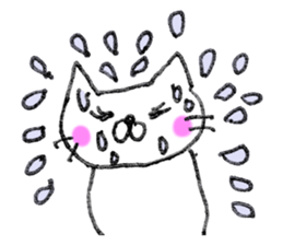 the strange cat2 sticker #10929246