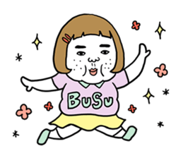 Ugly but charming woman emotional ver. sticker #10929577