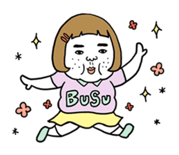 Ugly but charming woman emotional ver. sticker #10929577