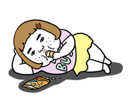 Ugly but charming woman emotional ver. sticker #10929578