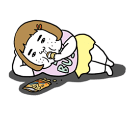 Ugly but charming woman emotional ver. sticker #10929578