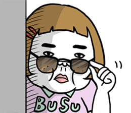 Ugly but charming woman emotional ver. sticker #10929579
