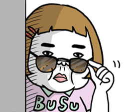 Ugly but charming woman emotional ver. sticker #10929579