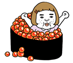 Ugly but charming woman emotional ver. sticker #10929580