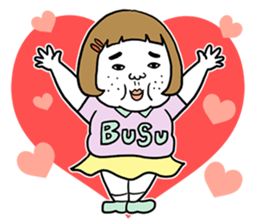 Ugly but charming woman emotional ver. sticker #10929583