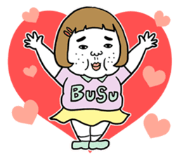 Ugly but charming woman emotional ver. sticker #10929583