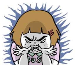 Ugly but charming woman emotional ver. sticker #10929587