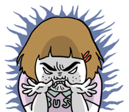 Ugly but charming woman emotional ver. sticker #10929587