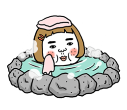 Ugly but charming woman emotional ver. sticker #10929590