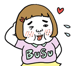 Ugly but charming woman emotional ver. sticker #10929592