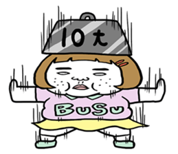 Ugly but charming woman emotional ver. sticker #10929594