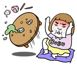 Ugly but charming woman emotional ver. sticker #10929595