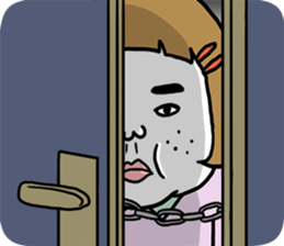 Ugly but charming woman emotional ver. sticker #10929598