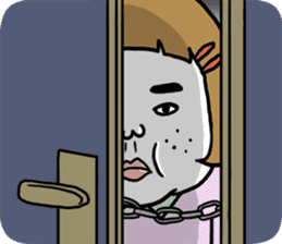 Ugly but charming woman emotional ver. sticker #10929598