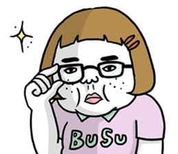 Ugly but charming woman emotional ver. sticker #10929600