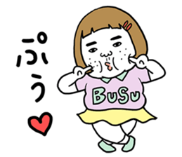 Ugly but charming woman emotional ver. sticker #10929601