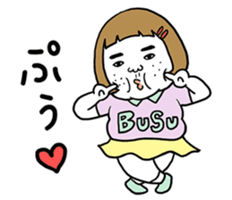 Ugly but charming woman emotional ver. sticker #10929601