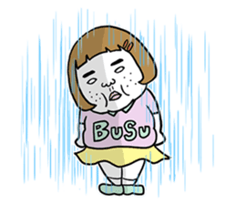 Ugly but charming woman emotional ver. sticker #10929607