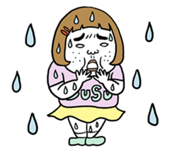 Ugly but charming woman emotional ver. sticker #10929608