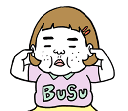 Ugly but charming woman emotional ver. sticker #10929609