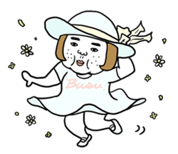 Ugly but charming woman emotional ver. sticker #10929610