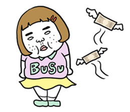 Ugly but charming woman emotional ver. sticker #10929613